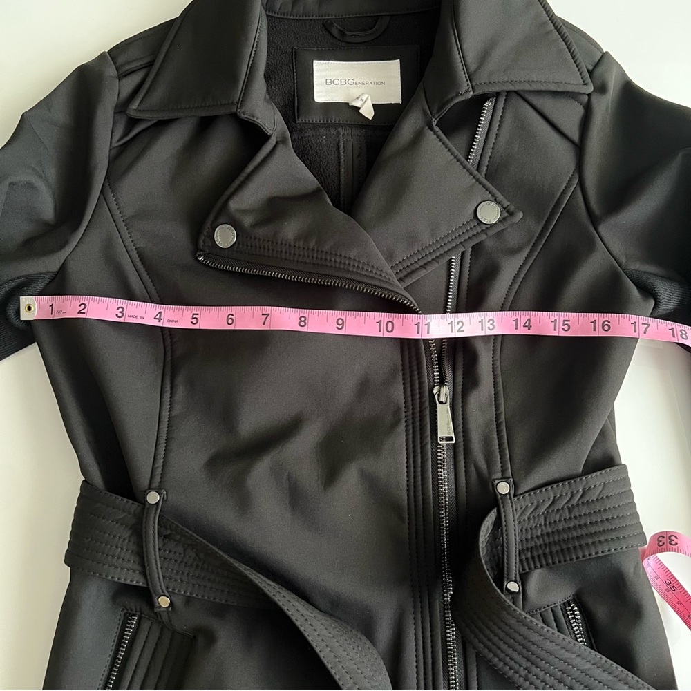 bcbgeneration soft-shell jacket, black, xs - image 4